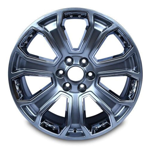 22" 22x9 Brand New Single Alloy Wheel for 2014-2020 Cadillac Escalade Chevy Silverado Suburban Tahoe GMC Yukon Sierra 1500 OEM Quality Replacement Rim