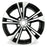 16" Set of 4 16x6.5 Machined Black Alloy Wheels For Nissan Sentra 2020-2022 OEM Quality Replacement Rim