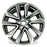 18" 18x8 Set of 4 Machined Grey Alloy Wheels For Toyota Corolla 2019-2022 OEM Quality Replacement Rim