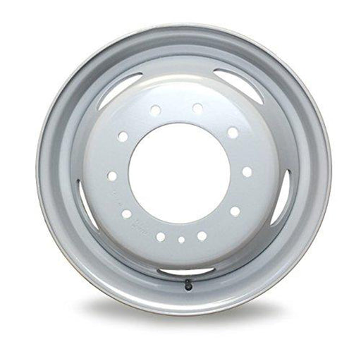 Brand New Single 19.5" 19.5x6 10 Lug Steel Wheel for Ford F450SD F550SD 2005-2023 Super Duty Dually Gray OEM Quality Replacement Rim