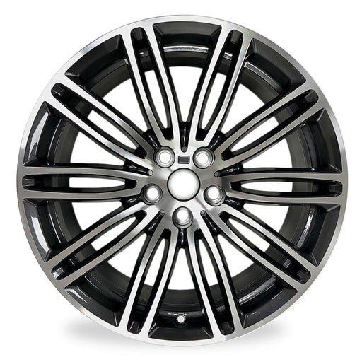 For Front BMW 530e 530i 540i M550i OEM Design Wheel 19" 2017-2020 Machined Orbit Gray Brand New Single 19X8 Alloy Replacement Rim