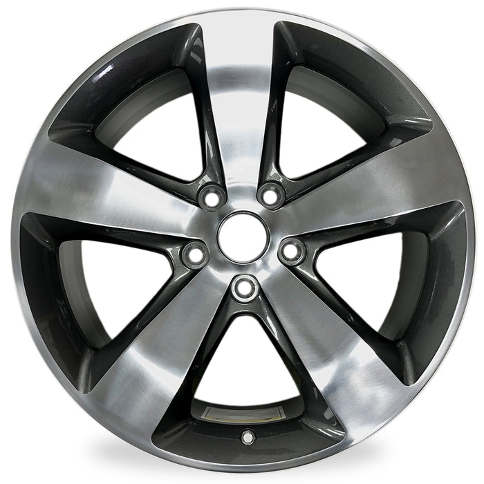 20" SET OF 4 New Wheels For 2014 2015 2016 Jeep Grand Cherokee POLISHED GRAY OEM Quality Replacement RIM