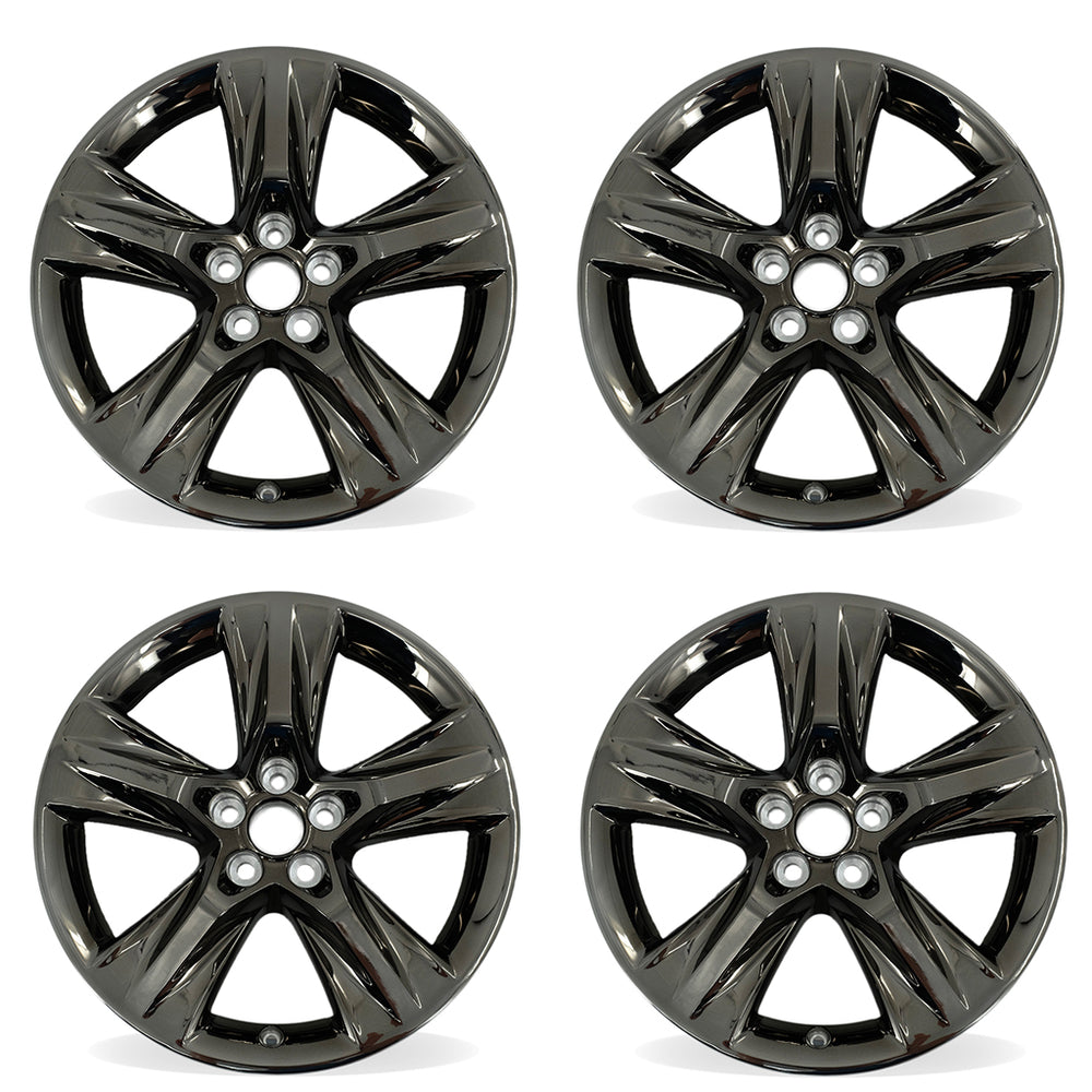 SET OF 4 NEW 19" Dark Chrome Wheels for 2017-2019 Toyota Highlander OEM Style Factory Alloy Rim