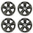 SET OF 4 NEW 19" Dark Chrome Wheels for 2017-2019 Toyota Highlander OEM Style Factory Alloy Rim