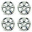 Set of 4 New 19" 19X7.5 Wheels With Chrome Clad Cover for 2014-2019 Toyota Highlander OEM Style Replacement Rim