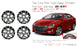 17" 17x7 Set of 4 Machined Grey Alloy Wheels For Hyundai Elantra 2019-2020 OEM Quality Replacement Rim