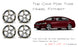 18" SET OF 4 NEW 18X8 Alloy Wheels for 2006-2011 Lexus GS350 GS430 GS460 HYPER SILVER OEM Quality Replacement Rim