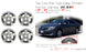 17" 17X7 Set of 4 New 5 Spoke Alloy Wheels For TOYOTA CAMRY 2012-2014 SILVER OEM Quality Replacement Rim