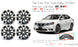 17" Set of 4 New 17x6.5 Alloy Wheels For Nissan Sentra 2016-2019 Machined Grey OEM Quality Replacement Rim