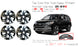 SET OF 4 18" 18x7 Alloy Wheels for Honda CR-V 2015 2016 Machined Black OEM Quality Replacement Rim