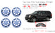 22" Set of 4 Brand New 22x9 Chrome Alloy Wheels for 2007-2014 Cadillac Escalade ESV EXT OEM Quality Replacement Rim