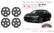 19" Set of 4 New 19X8.5 Alloy Wheels For 2018-2021 HONDA Accord OEM Quality Replacement 10 Spoke Rim