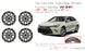 SET OF 4 NEW 17" 17x7 15 spoke Alloy Wheels For TOYOTA CAMRY 2015-2017 GREY OEM Quality Replacement Rim