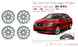 16" SET OF 4 Brand NEW 16X6.5 Alloy Wheels for Nissan Sentra 2016-2019 SILVER OEM Quality Replacement Rim