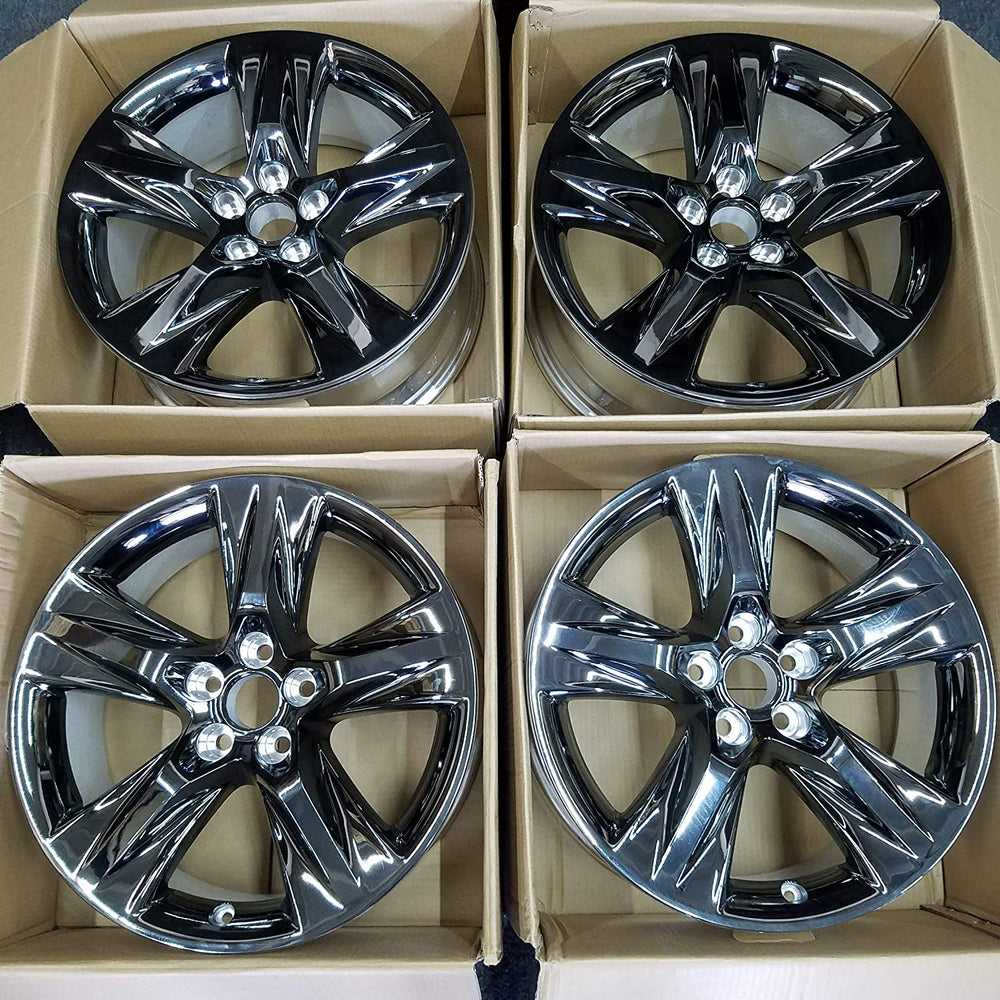 SET OF 4 NEW 19" Black Chrome Wheels for 2014-2019 Toyota Highlander OEM Style Factory Alloy Rim