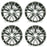 18" SET OF 4 18x8 Machined Black Wheels For 2021 2022 TOYOTA CAMRY OEM Quality Replacement Rim