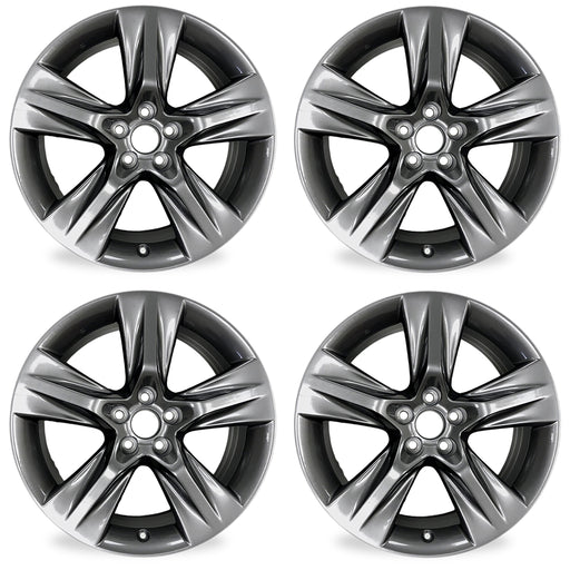 SET OF 4 Brand NEW 19" 19X7.5 Alloy Wheels For TOYOTA HIGHLANDER 2014-2019 Painted Satin OEM Style Replacement Rim