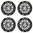 SET OF 4 19" 19X8 Alloy Wheels For BMW 530e 530i 540i M550i 2017-2020 Machined Gray OEM Quality Replacement Rim