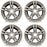 18" Set of 4 New Staggered Wheels For 2012-2020 BMW 3 & 4 SERIES ACTIVEHYBRID Silver OEM Quality Replacement Rim