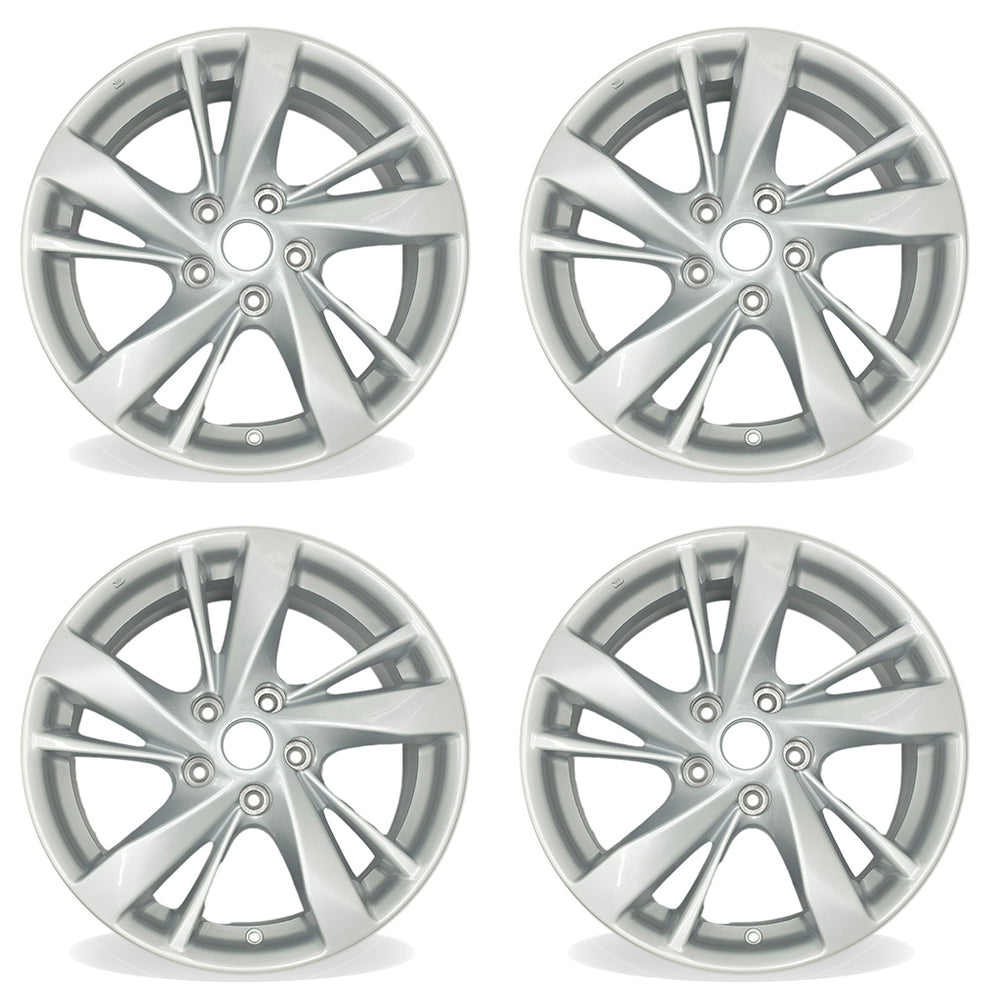 17" Set of 4 17X7.5 Silver Alloy Wheels For Nissan Altima 2013-2016 OEM Quality Replacement Rim