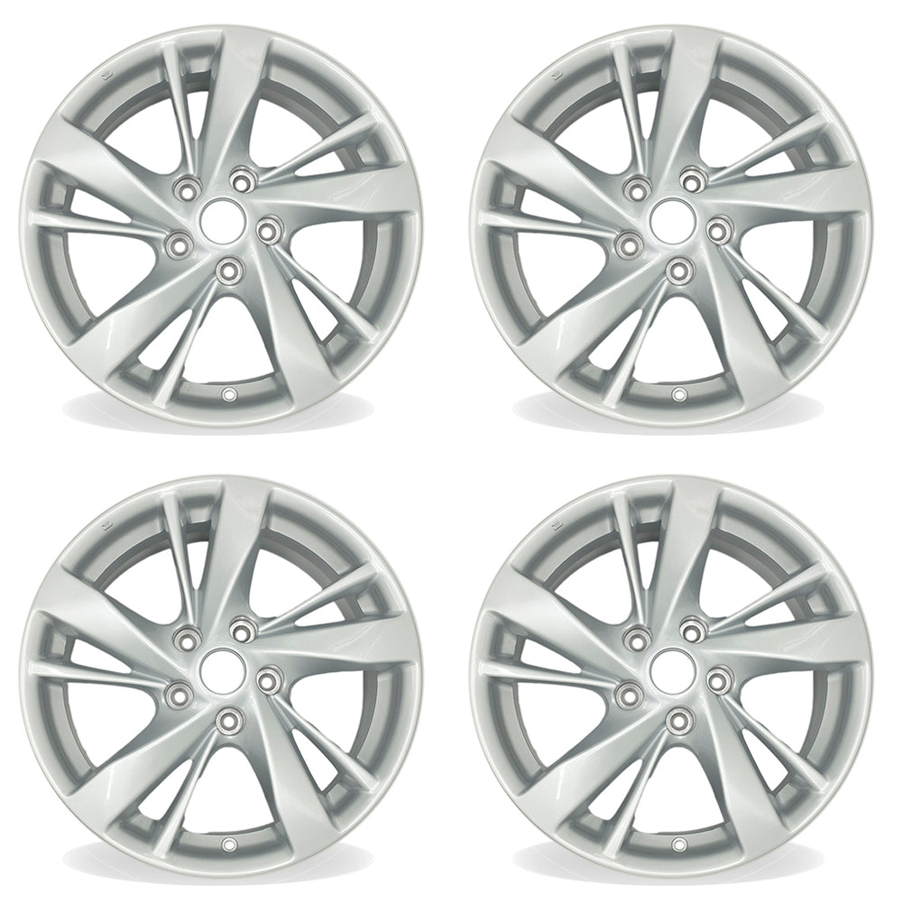 17" Set of 4 17X7.5 Silver Alloy Wheels For Nissan Altima 2013-2016 OEM Quality Replacement Rim