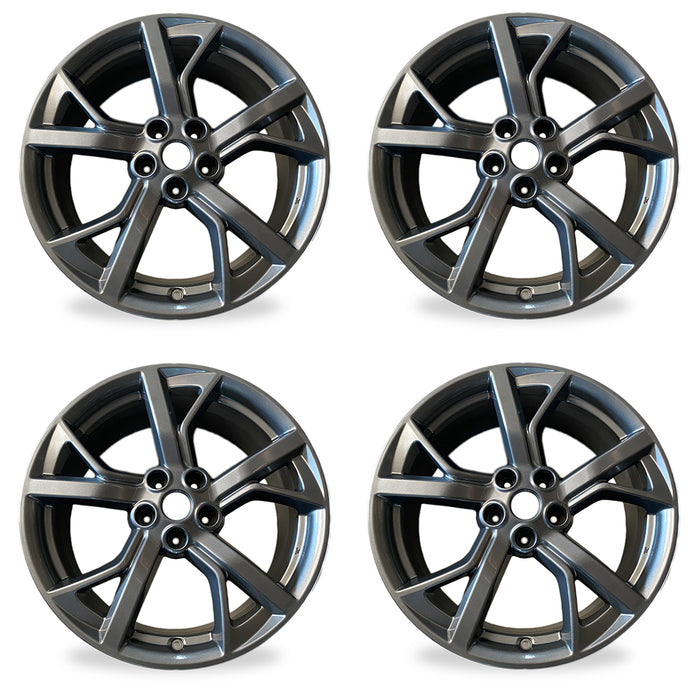 Set of 4 New 19" 19x8 Grey Alloy Wheel For 2012 2013 2014 Nissan Maxima OEM Quality Replacement Rim