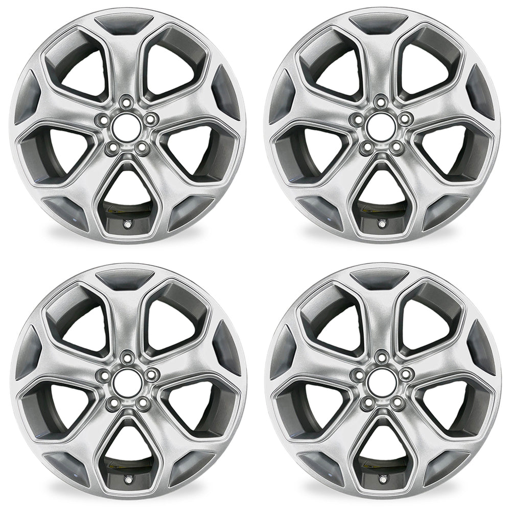 18" SET OF 4 New 18x8 Alloy Wheels For 2011-2014 FORD EDGE SILVER OEM Quality Replacement Rim