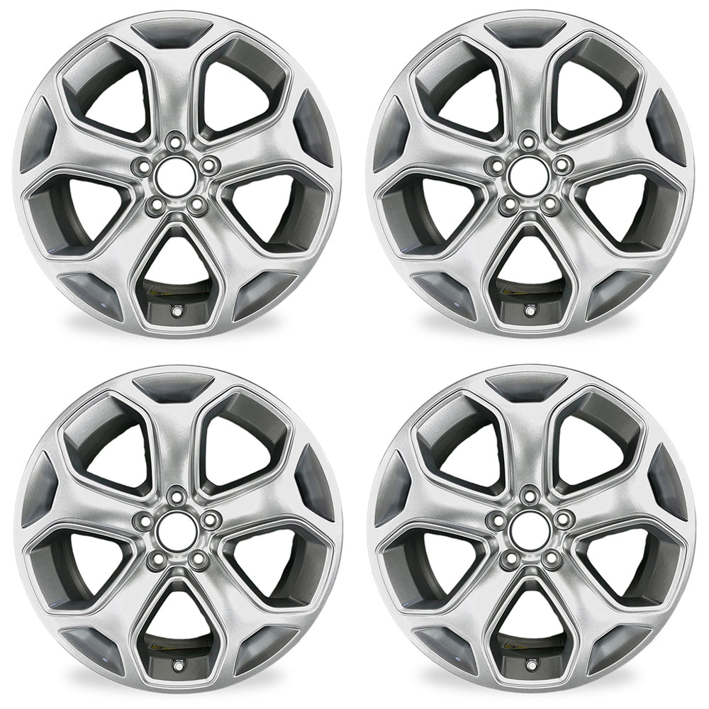 18" SET OF 4 New 18x8 Alloy Wheels For 2011-2014 FORD EDGE SILVER OEM Quality Replacement Rim