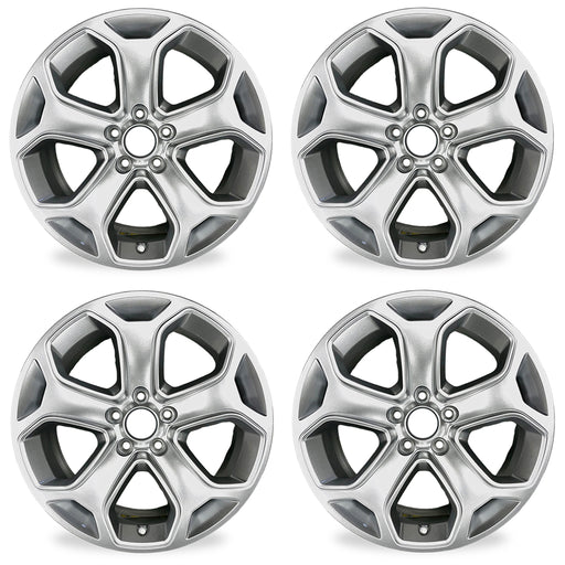 18" SET OF 4 New 18x8 Alloy Wheels For 2011-2014 FORD EDGE SILVER OEM Quality Replacement Rim