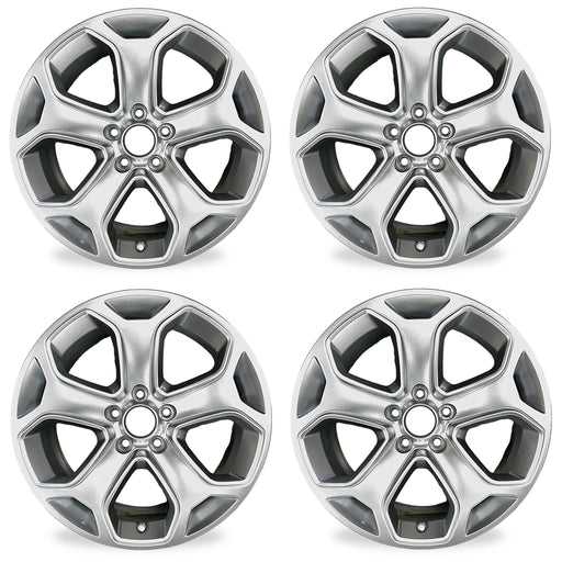 18" SET OF 4 New 18x8 Alloy Wheels For 2011-2014 FORD EDGE SILVER OEM Quality Replacement Rim