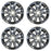 22" SET OF 4 Wheels For 2015-2020 Chevy Silverado 1500 Suburban Tahoe Hyper Silver OEM Quality Replacement Rim