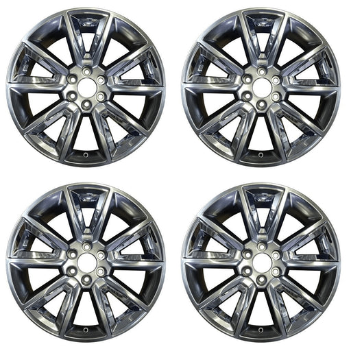 22" SET OF 4 Wheels For 2015-2020 Chevy Silverado 1500 Suburban Tahoe Hyper Silver OEM Quality Replacement Rim