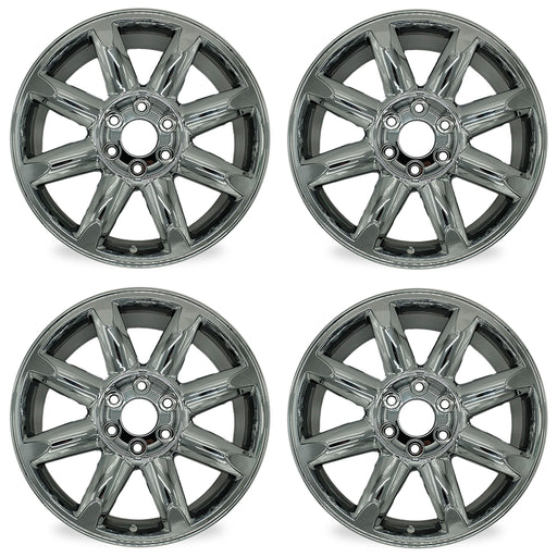 Set of 4 New PVD Chrome 20" 20x8.5 Wheel For 2007-2014 GMC Sierra Denali Yukon XL 1500 Replacement OEM Quality ALLOY RIM