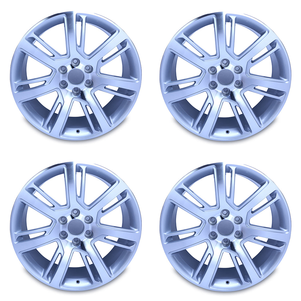 22" Set of 4 New 22x9 Alloy Wheel for Cadillac Escalade ESV 2015-2020 Machined Grey Replacement OEM Quality ALLOY RIM