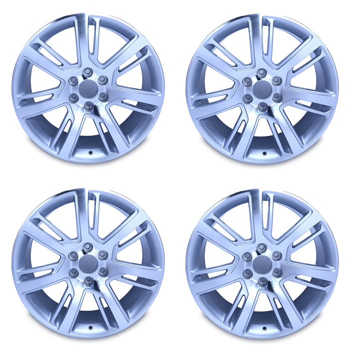 22" Set of 4 New 22x9 Alloy Wheel for Cadillac Escalade ESV 2015-2020 Machined Grey Replacement OEM Quality ALLOY RIM