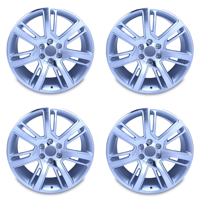 22" Set of 4 New 22x9 Alloy Wheel for Cadillac Escalade ESV 2015-2020 Machined Grey Replacement OEM Quality ALLOY RIM
