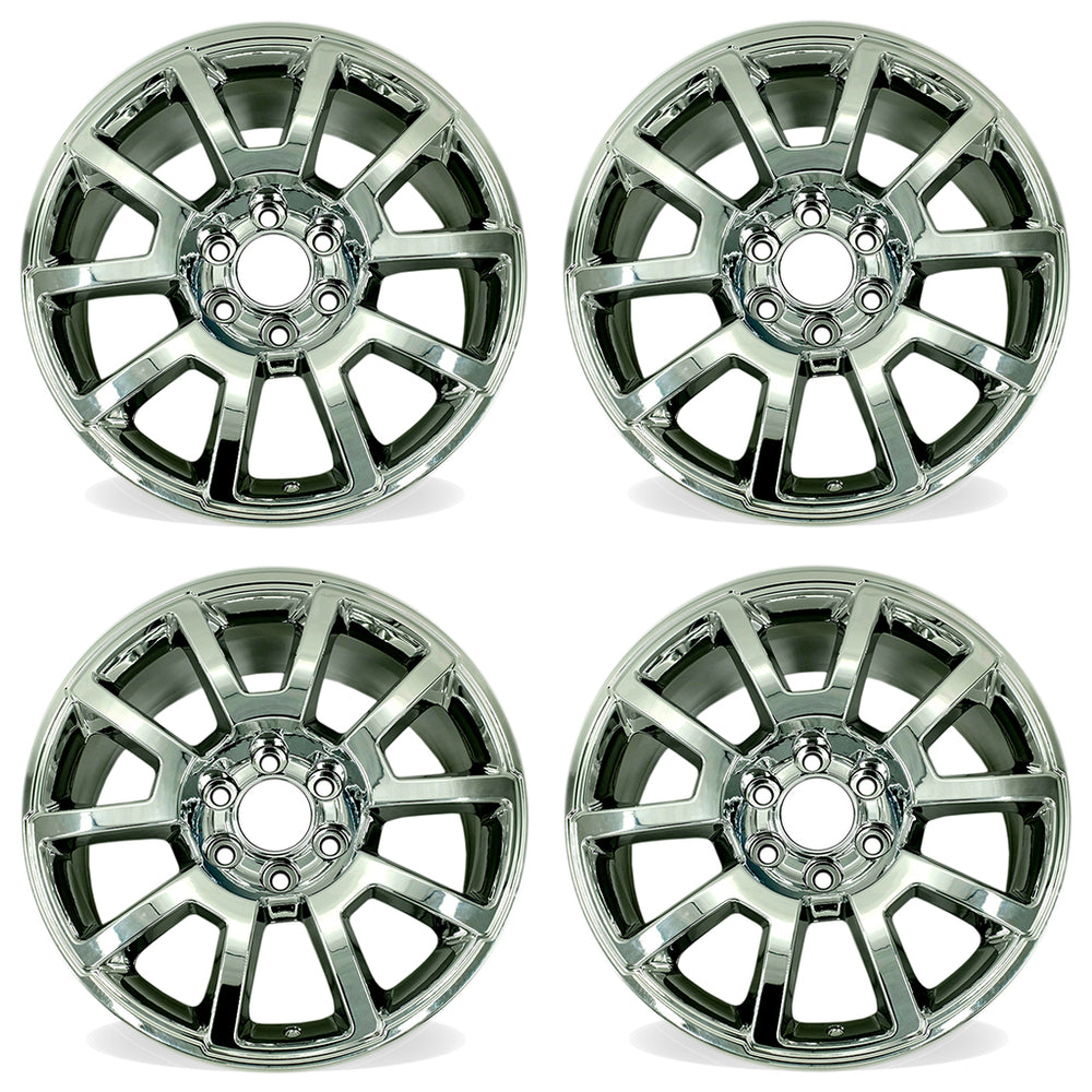 20" 20x9 Set of 4 Chrome Wheels For GMC Sierra Yukon XL 1500 2015-2020 OEM Quality Replacement Rim