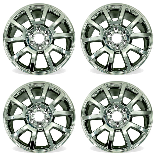 20" 20x9 Set of 4 Chrome Wheels For GMC Sierra Yukon XL 1500 2015-2020 OEM Quality Replacement Rim