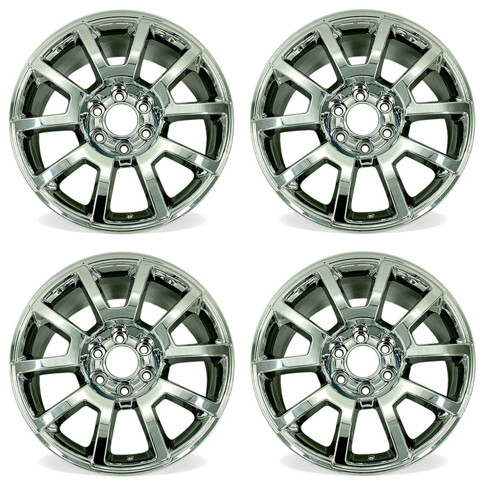 20" 20x9 Set of 4 Chrome Wheels For GMC Sierra Yukon XL 1500 2015-2020 OEM Quality Replacement Rim