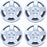 18" 18x7.5 Set of 4 Brand New Hyper Silver Alloy Wheels For 2004-2006 LEXUS LS430 OEM Quality Replacement Rim
