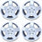 18" 18x7.5 Set of 4 Brand New Hyper Silver Alloy Wheels For 2004-2006 LEXUS LS430 OEM Quality Replacement Rim