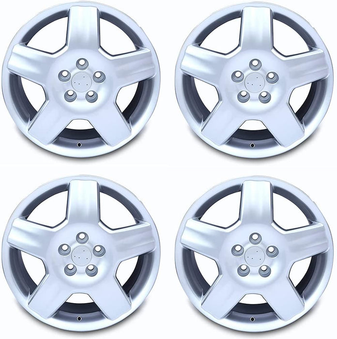 18" 18x7.5 Set of 4 Brand New Hyper Silver Alloy Wheels For 2004-2006 LEXUS LS430 OEM Quality Replacement Rim