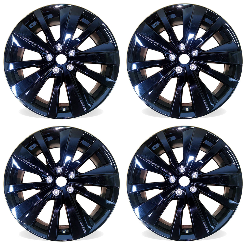 19" SET OF 4 19x8 ALL BLACK Wheels For 2022 Nissan ALTIMA OEM Quality Replacement Rim