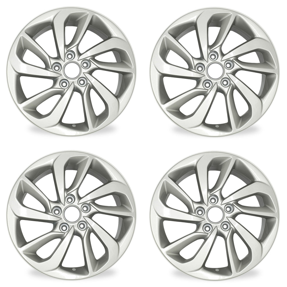 17" Set of 4 New 17X7 Alloy Wheel For Hyundai Tucson 2016 2017 2018 Silver OEM Quality Replacement Rim