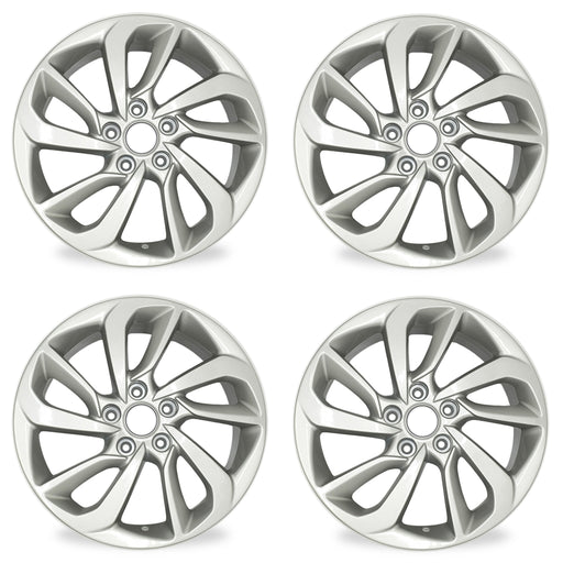 17" Set of 4 New 17X7 Alloy Wheel For Hyundai Tucson 2016 2017 2018 Silver OEM Quality Replacement Rim
