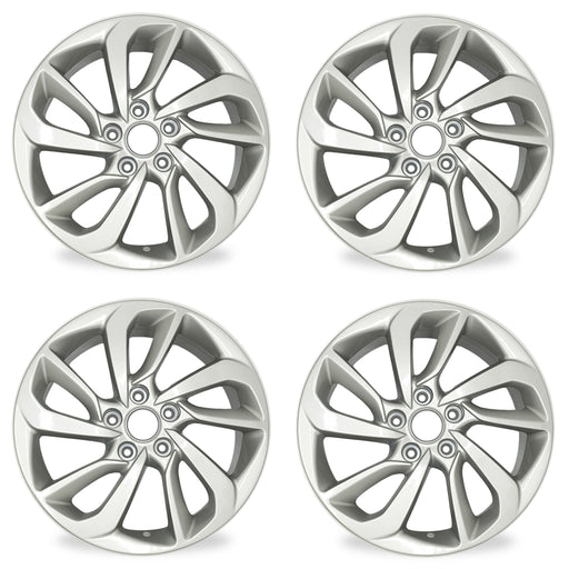 17" Set of 4 New 17X7 Alloy Wheel For Hyundai Tucson 2016 2017 2018 Silver OEM Quality Replacement Rim