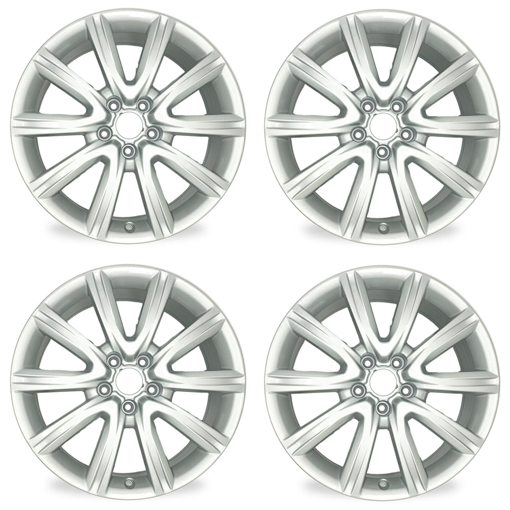 18" Set of 4 New 18x8 Alloy Wheel For Audi A6 2012-2018 Silver OEM Quality Replacement Rim