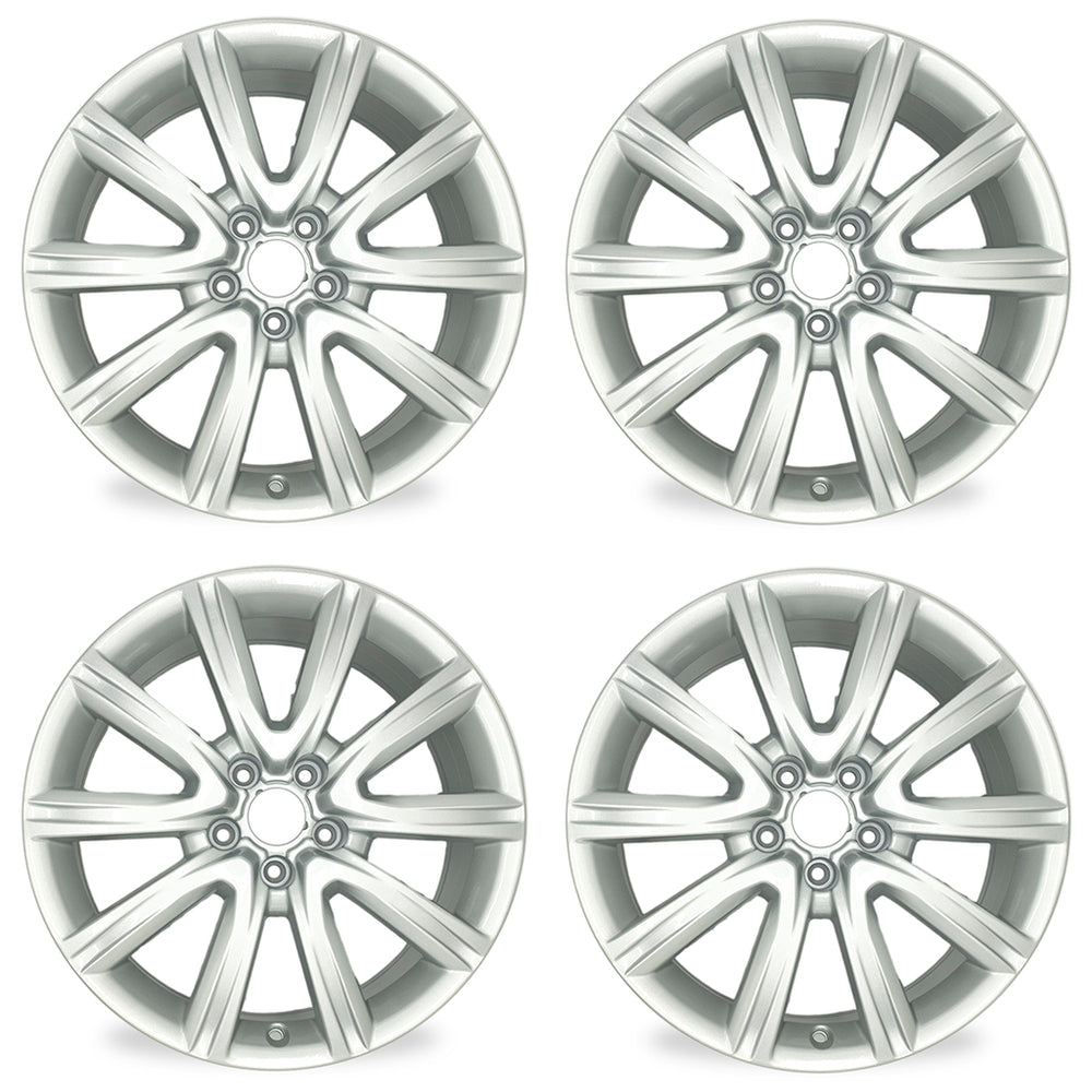 18" Set of 4 New 18x8 Alloy Wheel For Audi A6 2012-2018 Silver OEM Quality Replacement Rim