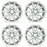 18" Set of 4 New 18x8 Alloy Wheel For Audi A6 2012-2018 Silver OEM Quality Replacement Rim
