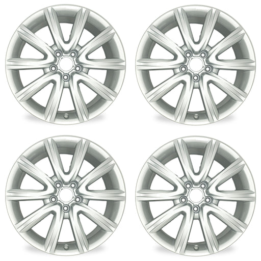 18" Set of 4 New 18x8 Alloy Wheel For Audi A6 2012-2018 Silver OEM Quality Replacement Rim